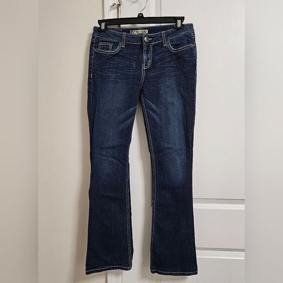 BKE Sabrina Low Rise Bootcut Jeans Women's 30x33.5 (31x31) Stretch Western Boho - Picture 1 of 11